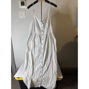 ModCloth Women's Dress Striped with Spaghetti Straps Size XL